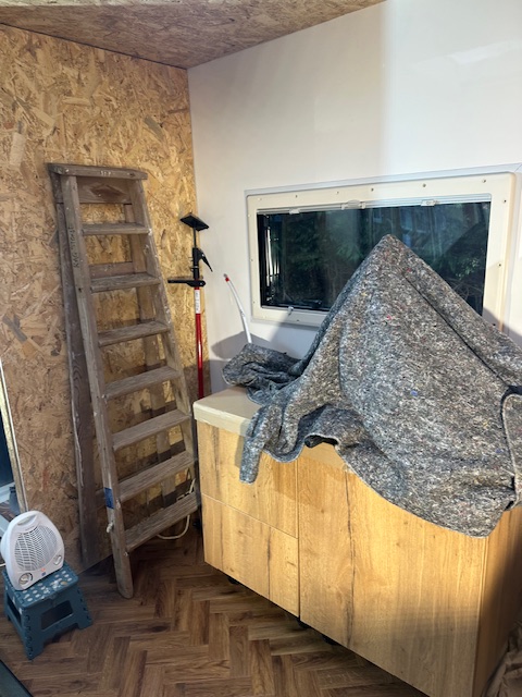 building a kitchen in an overland camper